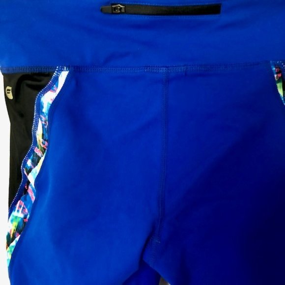 Fabletics Navassa PowerHold Capri Leggings - Blue Black - S - Picture 5 of 12